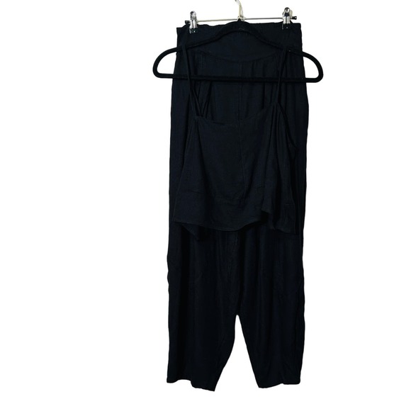 NEW Free People Black Struttin Set Pant Crop Top Size Small - Picture 4 of 14